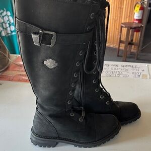 Harley-Davidson Black Tall Boots